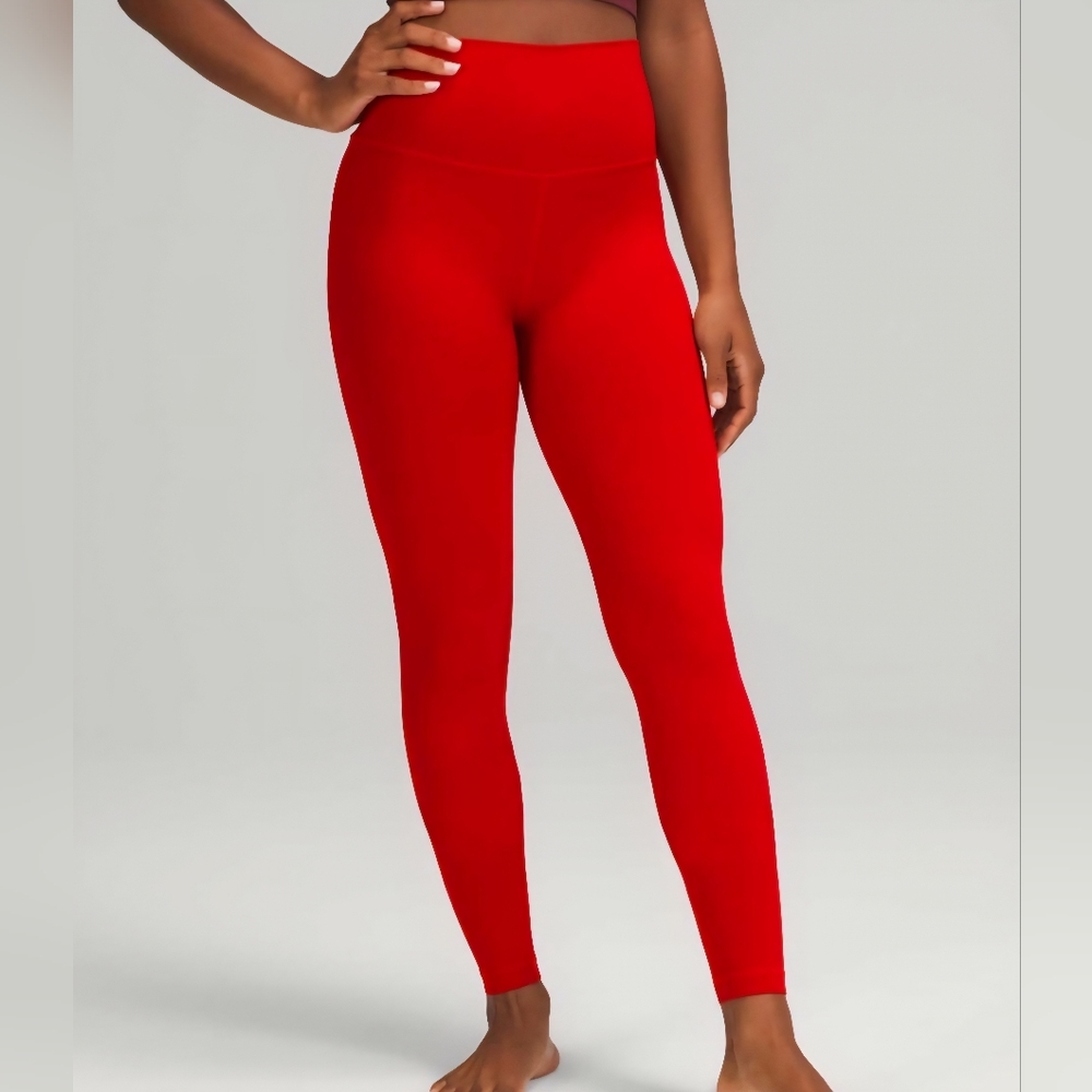 lululemon athletica High-Waist Red Leggings